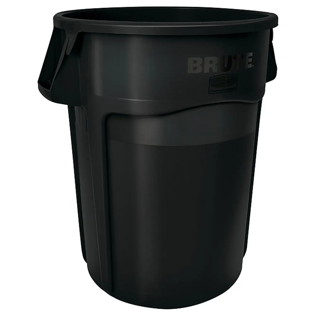 Rubbermaid Brute Indoor Trash Can w/ No Lid, Black Resin, 44 Gal. (FG264360BLA)