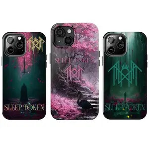 Mysterious Sleep Token Totem Phone Case,Dark Aesthetic Soft Cover,for iPhone17 16 15 14 13 12Pro Max,for Samsung S25Ultra,Protective Cover For Fan birthday Gift For Her/Him