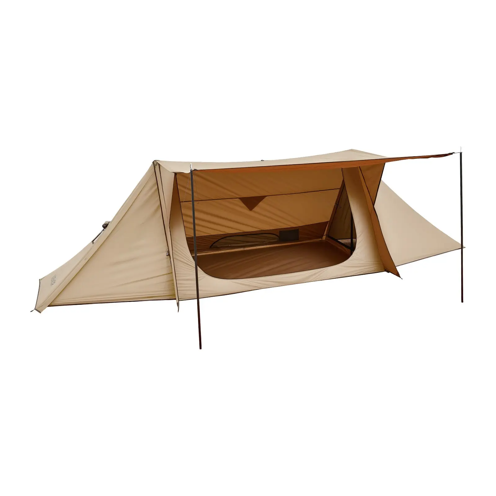 VEVOR Camping Hot Tent, Lightweight Bushcraft Tent with Stove Jack & 2 Tarp Poles, Waterproof Winter Hot Tents Shelters, Portable 4 Season Tents for 2 Persons Hiking Fishing Hunting BackpackingSummervibes