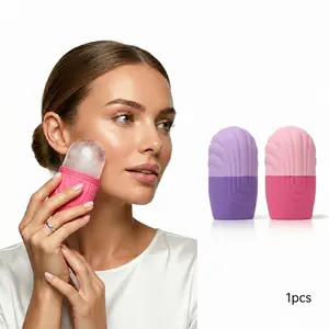 Face Ice Cube Silicone Mask, Reusable Facial Cooling & Massage Tool for Puffiness, Skin Care