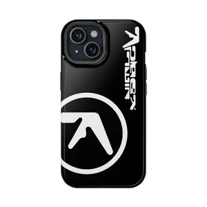 Aphex Twin Impact-Resistant Phonecase Black and White Durable Plastic CoverSuitable for iPhone 17-11 Pro Max/Plus and  Samsung Galaxy S23-25