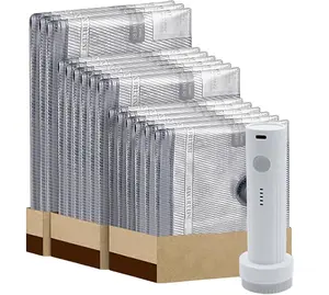 Cordless Travel Vacuum Bag Set Vacuum Bags for Travel with Rechargeable air Pump, 15 Pack Carry-on Size Compression Packing Bags for Luggage and Suitcase, Space Saver for Clothes and Clothing Travel Zipper Pouches