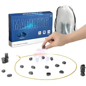 Magnetic Effect Chess Game, Casual Board Game, Interactive Family Toy, Enhances Logical Thinking, Improves Parent-Child Relationship