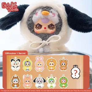 Baby Three I'm not a warrior Series Plush Doll, Cute Animal Design, Blind Box, Soft Stuffed Animal Collectible, Super Soft Fluffy, Soft Cuddly Gift, Huggable Stuffed Animal, Stuffed Animal Gifts