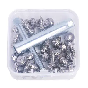 Kylebooker Screw-In Studs For Wading Boots,26pcs Wading Boot Studs For Felt Or Rubber Sole