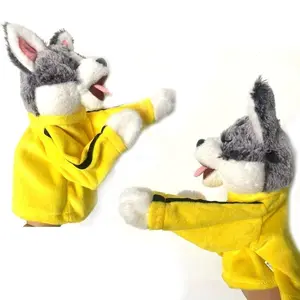 Super Stress-Relieving Boxing Husky Dog Plush Toy Interactive Hand Puppet for Kids & Adults Playful Interaction Perfect for Playtime
