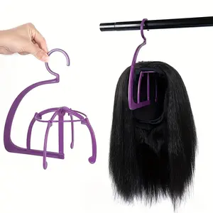 1/2Pcs Wig Stand Space Saving Multi Functional Durable Multipurpose Lightweight Holder Home Organizer for Home Use