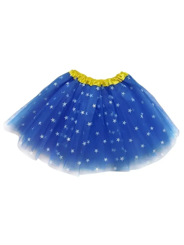 Wonder Star Hero Superhero Woman Tutu Skirt Costume for Girls, Women, Plus