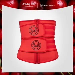 What Waist Cherry Pop Limited Edition Vapor Define Band with ThermaTech Fabric Women's Fitness Shapewear Y2K Style Piece for Workout Compression