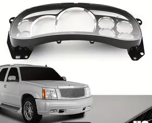 Chrome Rings for The Gauge Cluster Lens Cover Compatible with Chevy Silverado, Avalanche, Tahoe, for GMC Sierra, Yukon, And Suburban Models from 2003 to 2006