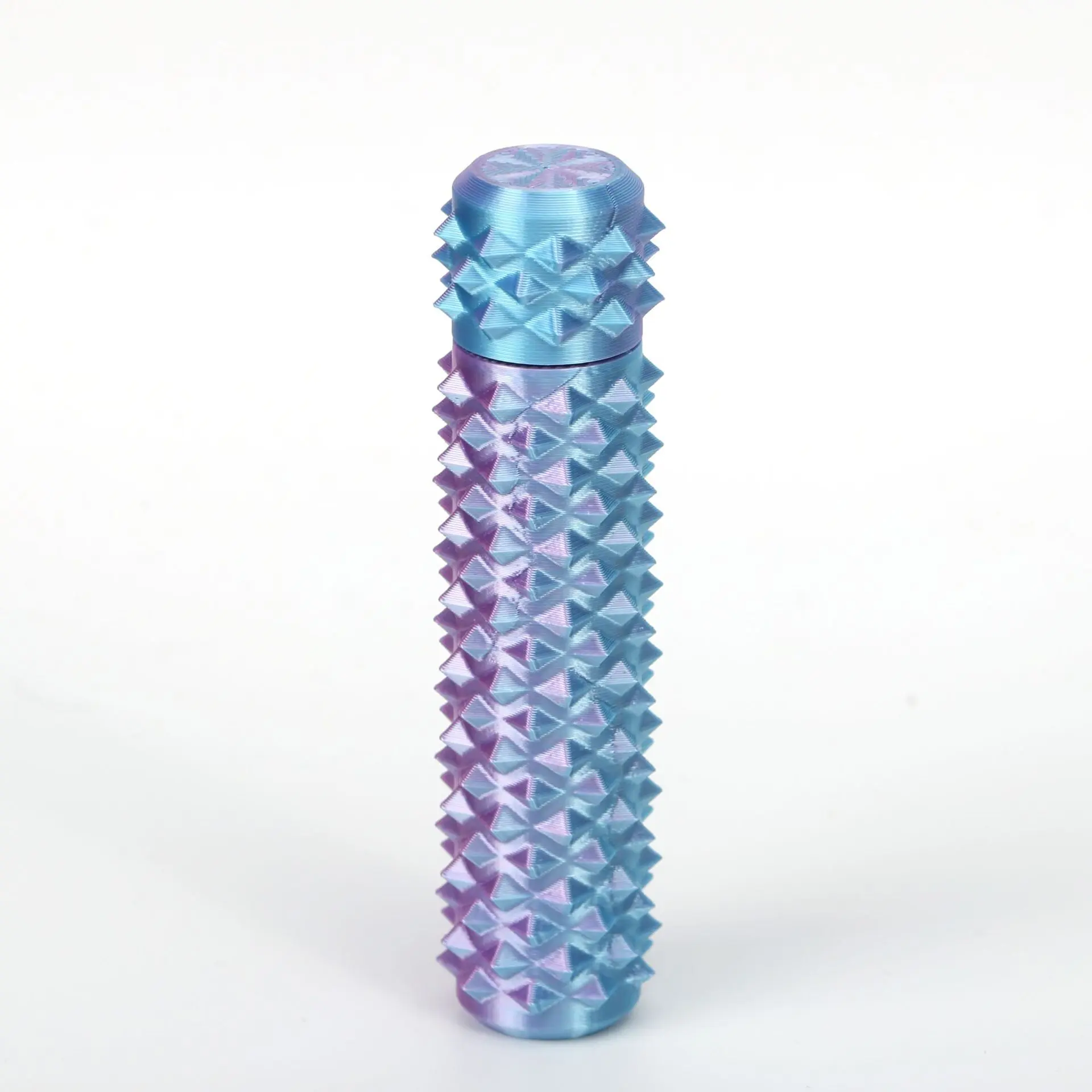 Pain Stim Fidget Toy with Press and Spin for ADHD,SH,3D Printed Portable Spiky  keychain for Anxiety relief,Pocket Stress Relief tool for Foucus and Calming for Adults & Teens (9+), sensory desk  toy