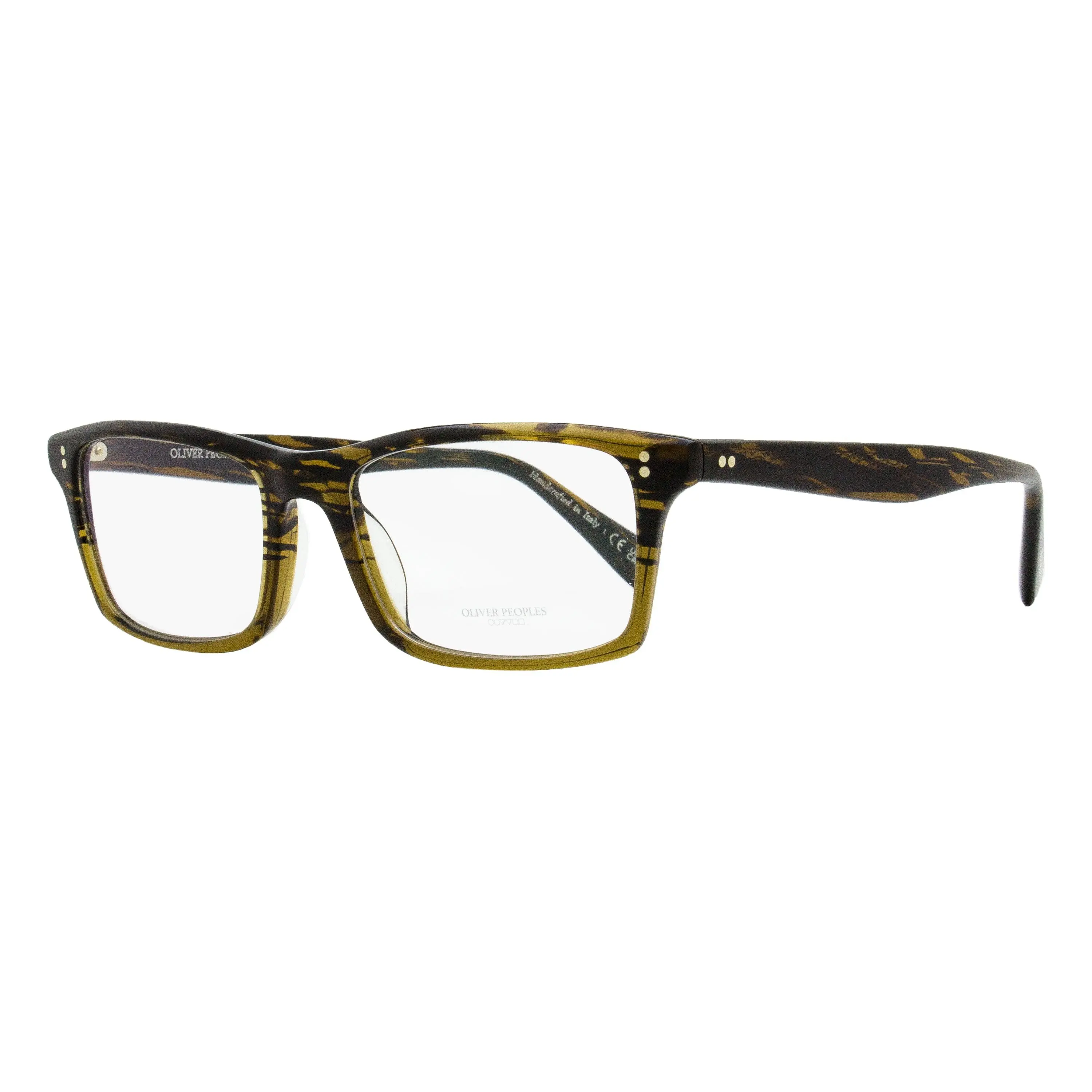 Oliver Peoples Myerson Eyewear Fashion Frames, OV5494U 1001 Brown-Brown Melange, 54mm Prescription Eyeglass Frames, Rectangle Glasses, Statement Frame Glasses