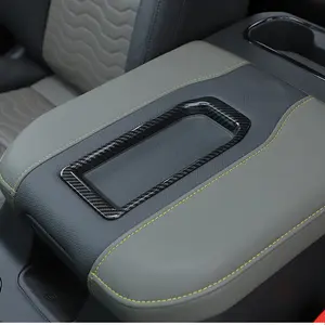 For Chevy Silverado 2019+/Suburban 2020+/Tahoe 2021+ Armrest Storage Box Cover Trim