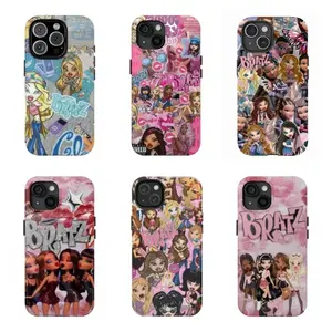 Bratz Squad Trendy Phone Cases,Bratz Doll Bold Outfit Themed Phone Case –Tough phone case,for iPhone 16/15/14/13/12/11/17 ProMax Plus for Samsung phones, A Unique Gift for Easter, Christmas, Halloween, Or Birthdays, Suitable for Partners Into Fashion Doll