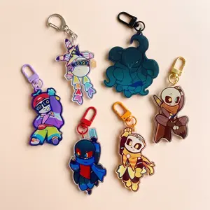 AU Sanses Acrylic Keychains