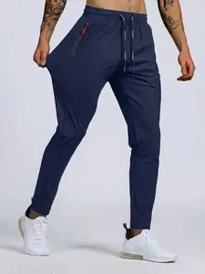 Zipper Pocket Performance Joggers - Quick-Dry Athletic & Streetwear Set