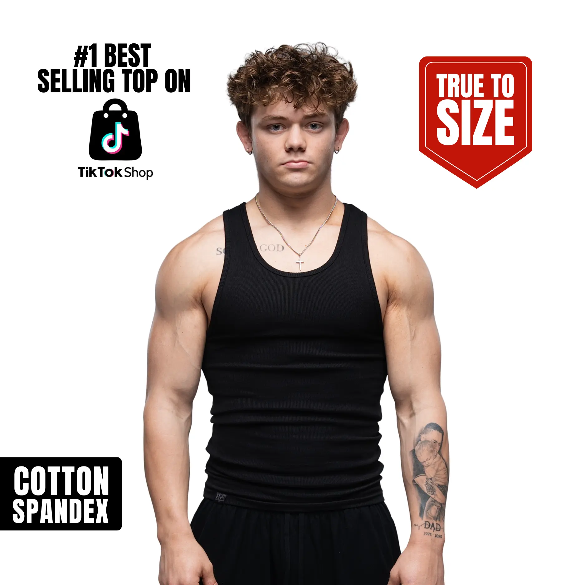EKKO Beaters Tank Top - True To Size | 370+ GSM | Cotton and Spandex Athletic Workout Clothing