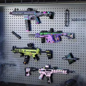 Ultimate Battle Pack Colorful DIY Handheld Toy Gun Assembly Kit M4a1 & Mp5 Edition, Perfect Creative Gift for Kids, Build and Play