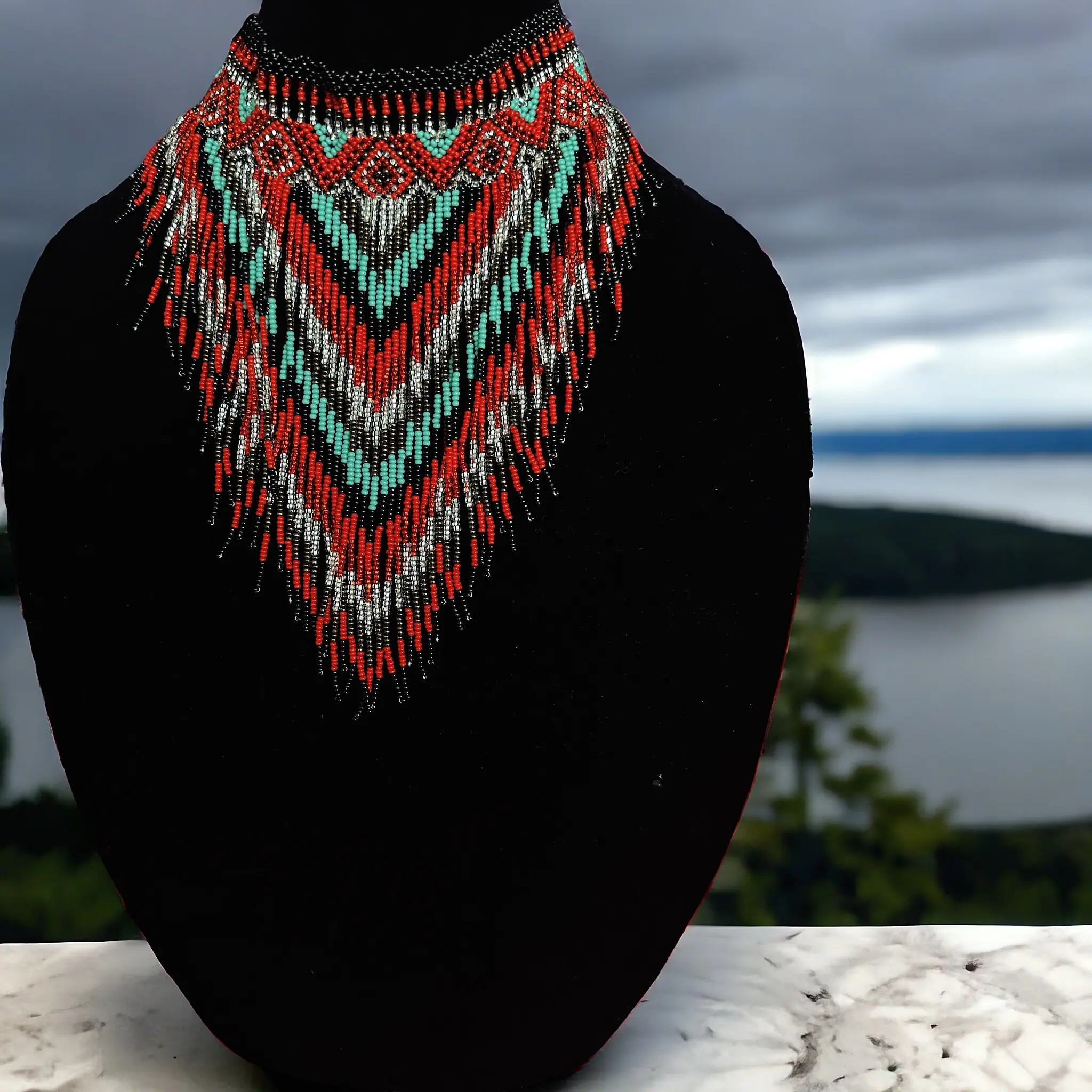 Handmade Mayan Jewelry Mayan Enigma Ensemble Necklace