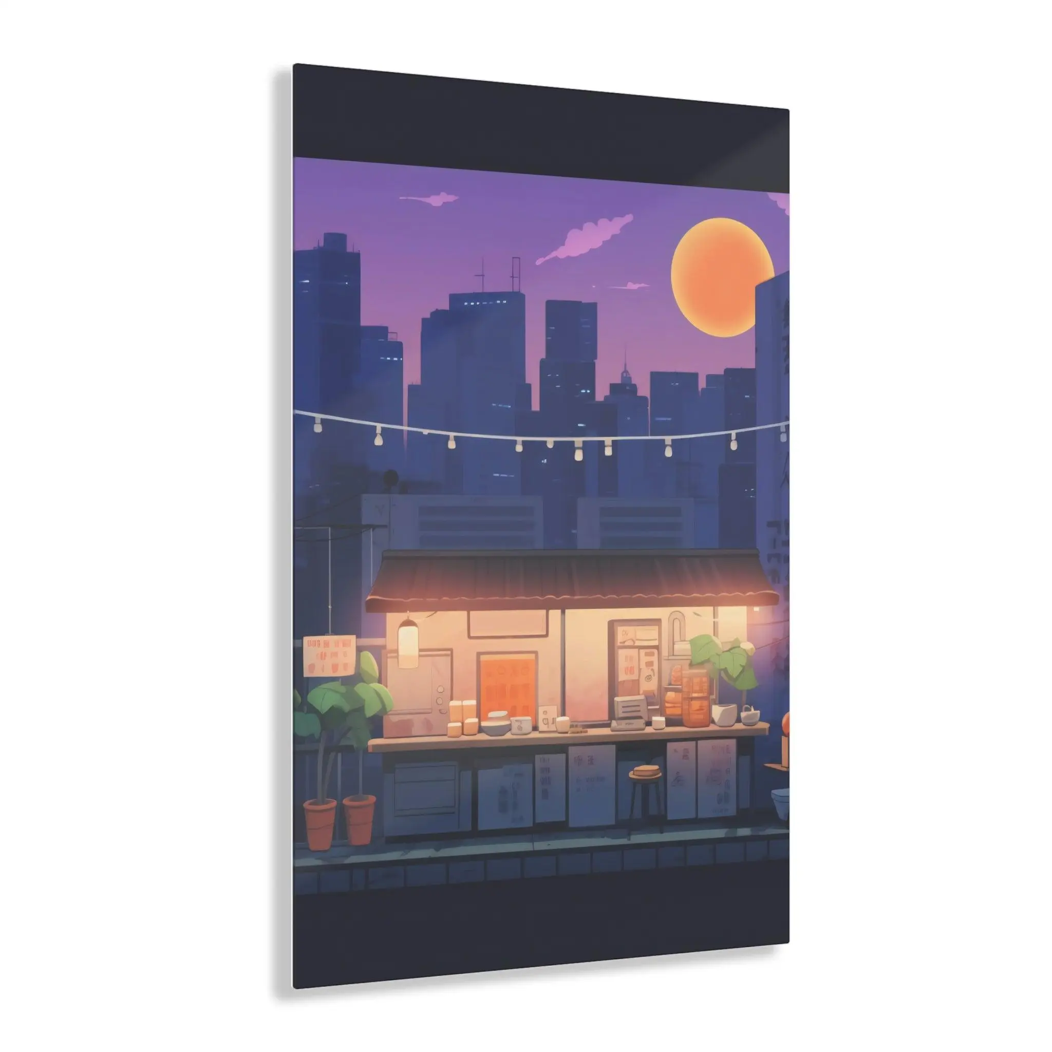 Lilac Eats: Acrylic Print