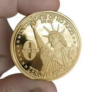 "Liberty" One Fuck/Zero Fucks Decision Maker Coin (Gold)
