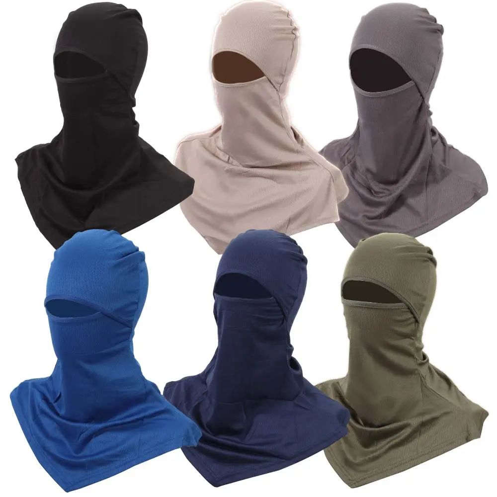 6 Pack Full Face & Neck Coverage Balaclava Mask & Liner - Breathable Textile with Padding, Full Face/Neck Coverage Suitable for Running, Cycling, Skiing, Skateboarding - Multi-Color Options for Weather & Student Prizes