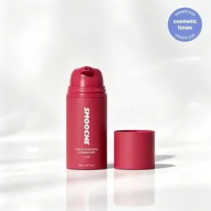 Smooche Adaptive Liquid Foundation, Auto Color Matching Liquid Makeup with SPF15 Sunscreen, 24 Hours Long Lasting Coverage, Vegan Cruelty-Free Clean Makeup Base