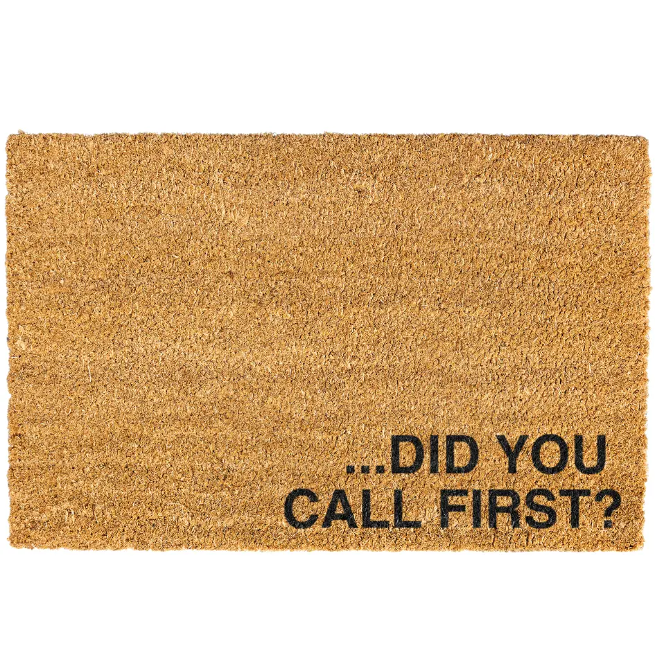 Did You Call First doormat, Did You Text First Door mat, Funny Doormat, Welcome Mat, Funny Door mat