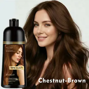 【Factory Direct】Multi-Color 3-in-1 Hair Dye Shampoo — Natural plant extracts nourish and repair hair, suitable for all hair types, instantly covers gray hair.
