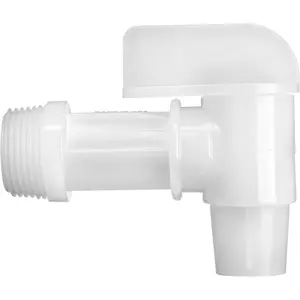 Flo-Rite 3/4" Polyethylene Plastic Faucet for Non-Flammable Liquid Chemicals FDA Approved PE Material Threaded Opening