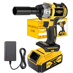 Yunxi 21V【350N.m】 3-in-1 Cordless Impact Wrench Sockets; 1650r/min; Tool for Car (Sedan，Not applicable to large vehicles) Maintenance and Nut Removal; Lightweight & Rechargeable, Gift for Boyfriend's Father (Including After-sales Service)