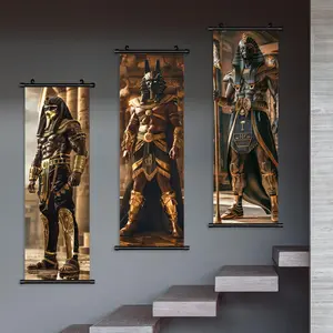 Vintage Figure Pattern Wall Art, Art Deco Style, 3 Counts/set Canvas Hanging Painting, Wall Decor for Home Living Room, House Decor, Bedroom Office Decor