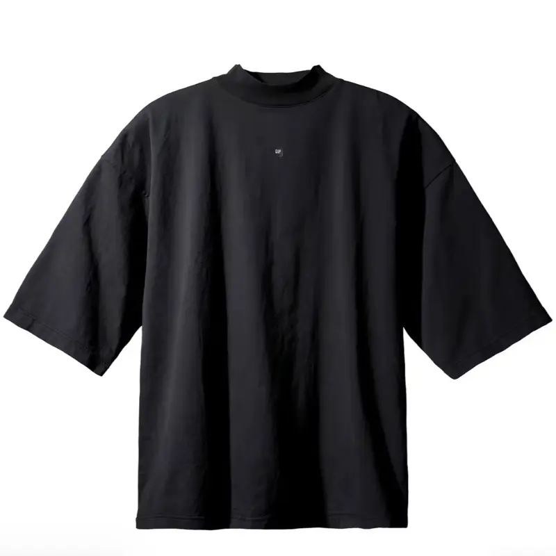 Yeezy x Gap Menswear 3/4 Sleeve Logo Athletic T-Shirt, Lightweight Activewear Sport Top for Men