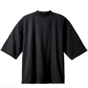 Yeezy x Gap Menswear 3/4 Sleeve Logo Athletic T-Shirt, Lightweight Activewear Sport Top for Men