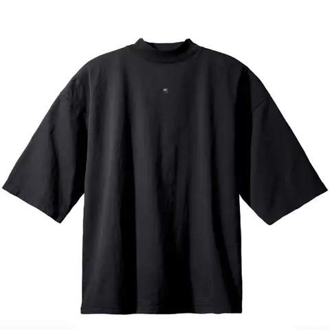 Yeezy x Gap Menswear 3/4 Sleeve Logo Athletic T-Shirt, Lightweight Activewear Sport Top for Men