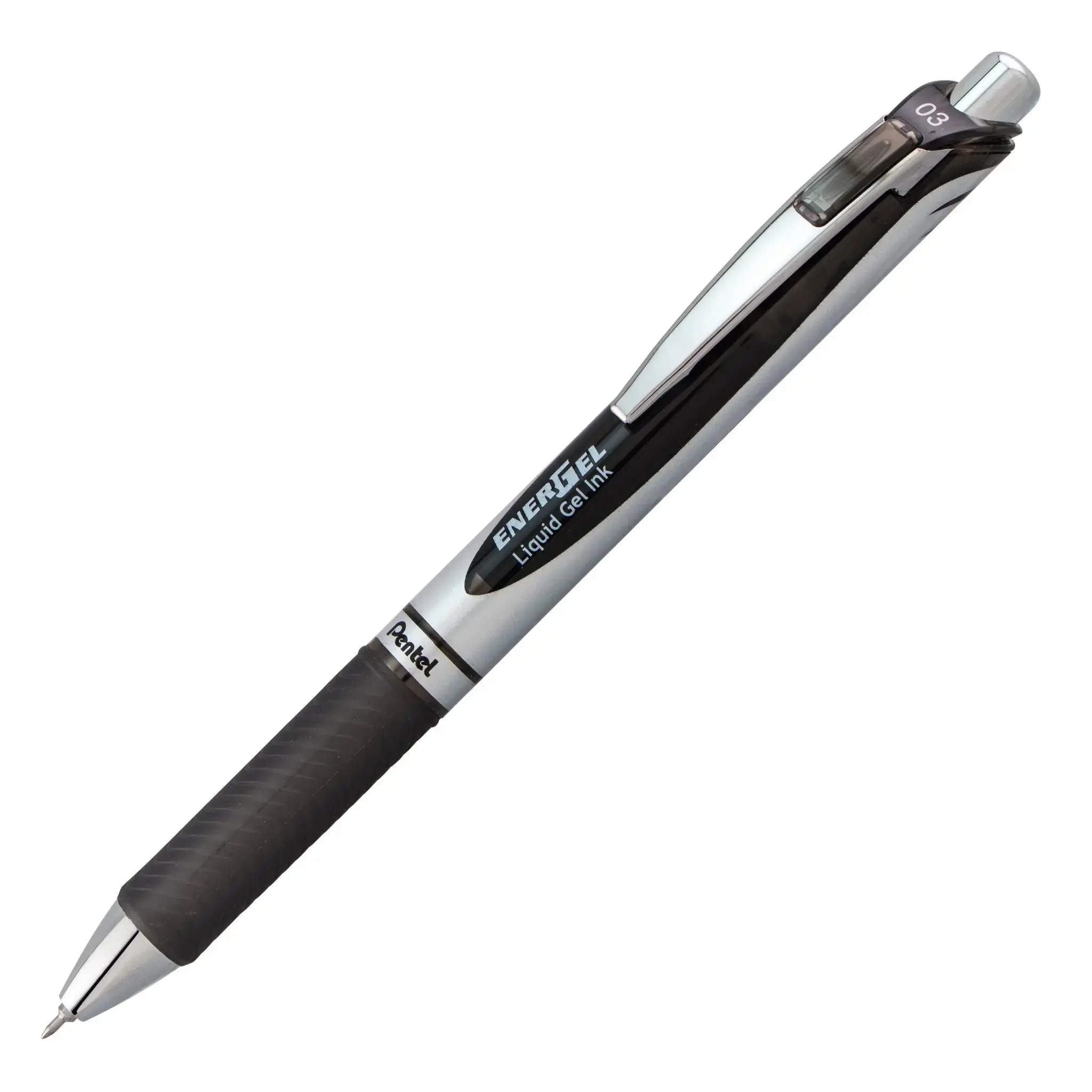 EnerGel RTX Retractable Liquid Gel Pen - 0.3mm Extra-Fine, Refillable, Smooth-Writing Office Tool for Note Taking, Reusable with Replaceable Ink, Note Taking Pens, Replaceable Ink Pen