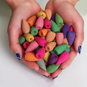 Natural Incense, 10/20/50/100pcs Smoke Cone Reflux Tower Incense, Home Fragrance for Living Room Bedroom, Home Supplies, Scented, Aroma Blend Scented