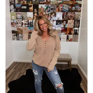 The June Waffle Knit Top The June Waffle Knit Top
