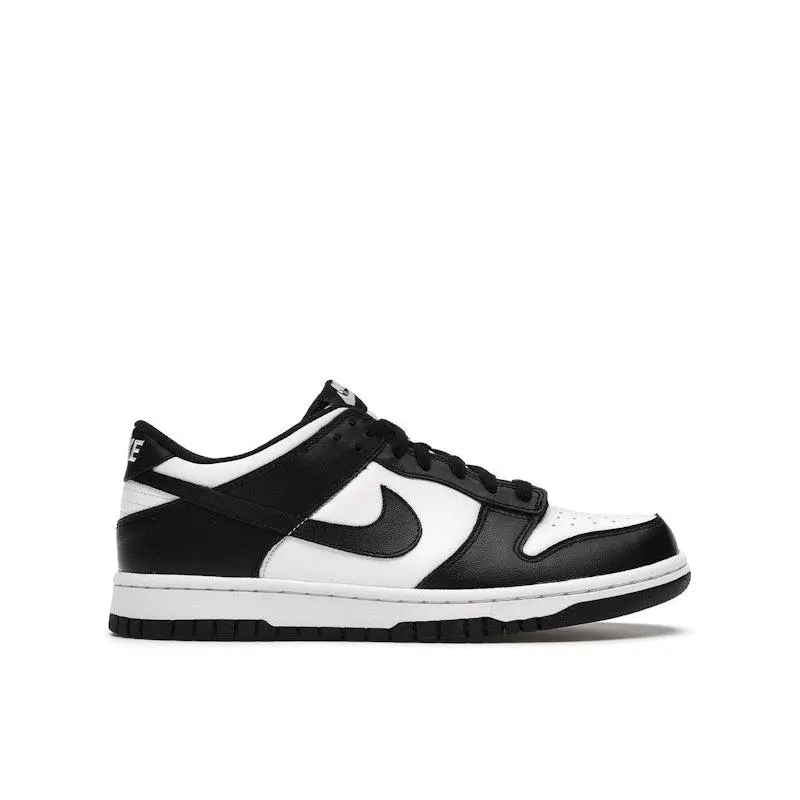 Nike Kid's Dunk Low Retro White Black Panda (GS), from StockX
