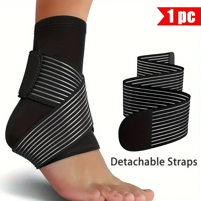 Knitted sports ankle brace pressurized anti-sprain basketball ankle brace fitness strap anti-drop support ankle brace