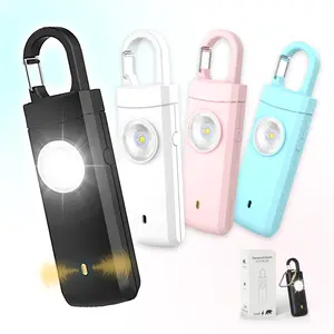 Sekam's 130dB Personal Safety Keychain with Bright LED Flashlight Compact Keychain for Women Seniors Daily Carry