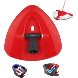 Spin Mop Base for Vileda/Cedar EasyWring Microfibre Spin Mop 1  System - Rotating Triangle Mop Heads Refill Plastic Cover  Accessories