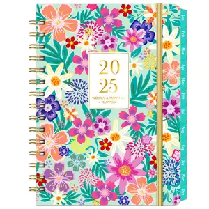 2025 Planner - Planner 2025 Daily Weekly and Monthly, 12 Monthly Tabs, 6.3’’ × 8.4’’, Jan 2025 - Dec 2025, Inner Pocket, Hardcover, Perfect Daily Organizer