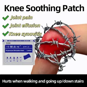 Cold patch, pack of 6 patches, for relieving knee joint pain, synovitis, and pain inside the leg when walking or going up and down stairs.A patch specially designed for knee health