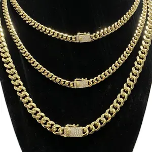 14K Gold Plated Monaco Necklace - Water-Resistant 18-24 Inches