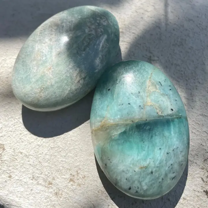 Amazonite Palm Stone