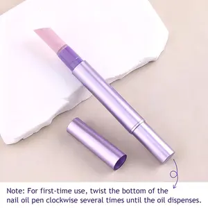 Cuticle Oil Pusher Pen Set, 2-in-1 Ceramic Cuticle Pushers with Oil for Nail Repair, Hangnail & Dry Cuticle Removal, Nail Care Pens for Manicure & Pedicure, Professional Salon Tools remover callus