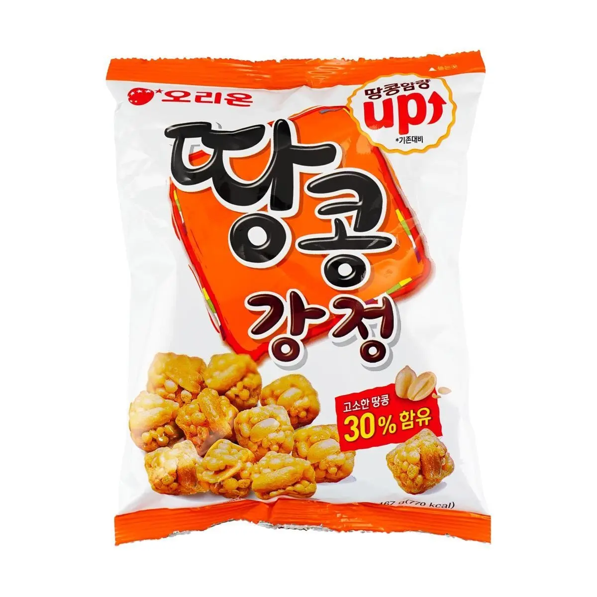 ORION Peanut Chocolate Snack 147g - Crispy Wafer Bites with Creamy Peanut Filling, Korean Snack for Sale