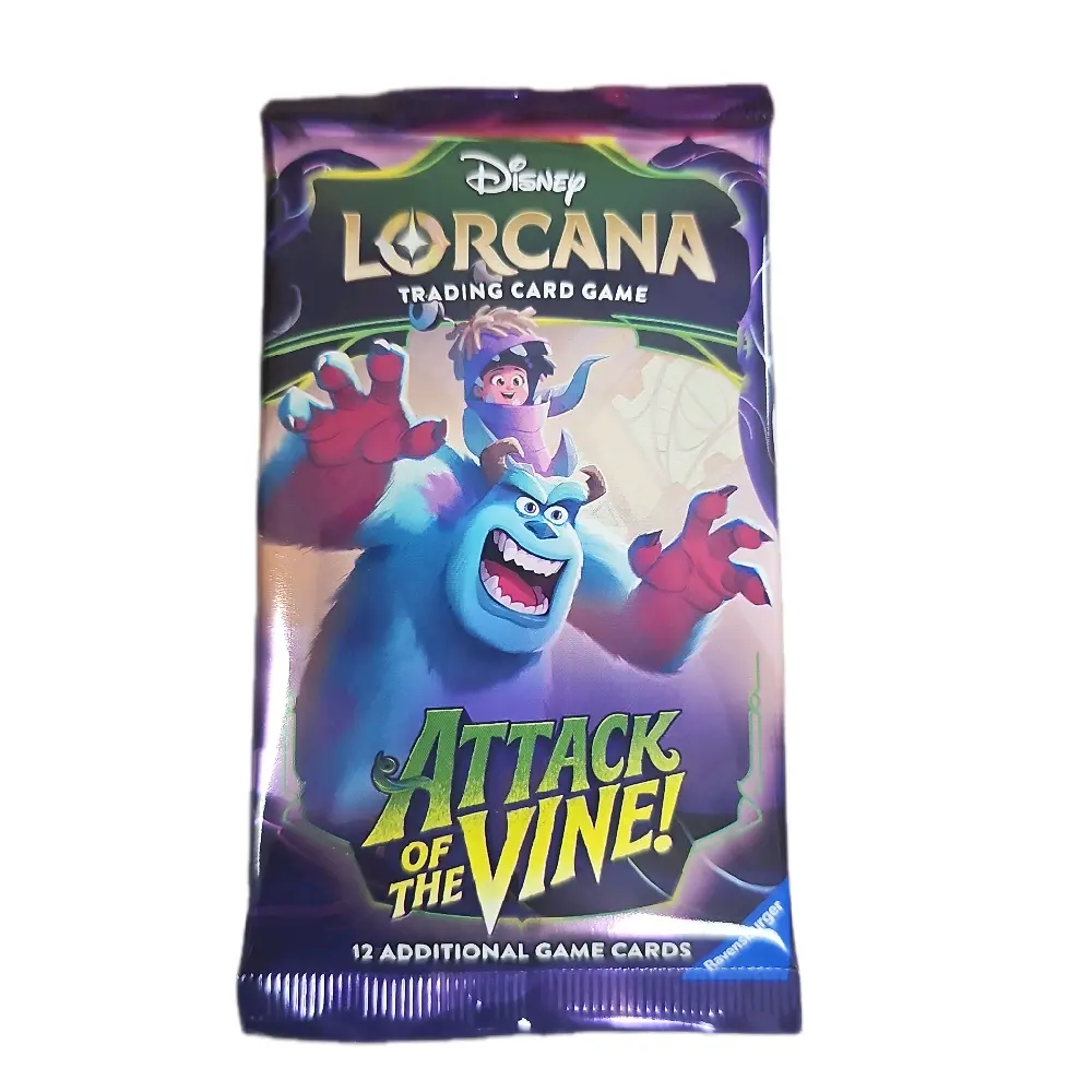 Attack On The Vine Lorcana 1 Trading Card Pack Factory Sealed  Lorcana Tcg Trading Card Collectible