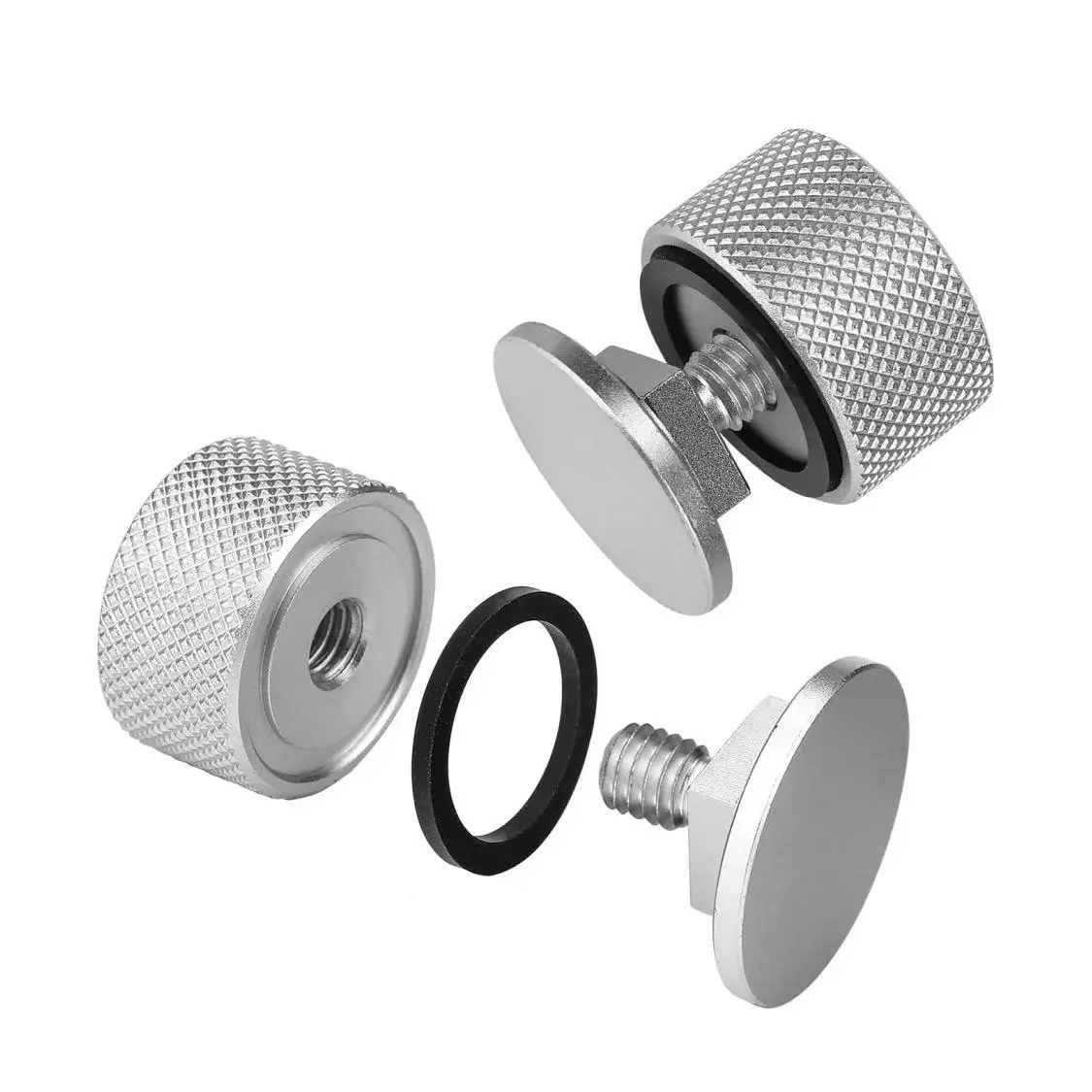 Durable Aluminum Welding Hood Fasteners - 1 Pair Convenient Replacement Screws, Welding Accessory for Welding Mask Helmets, Pipeliner Helmets, Riding Headgear